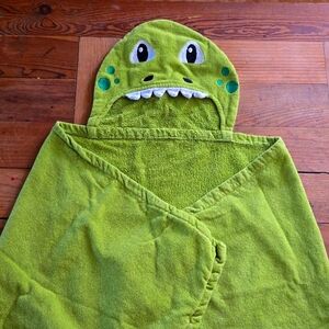 Dinosaur hooded towel